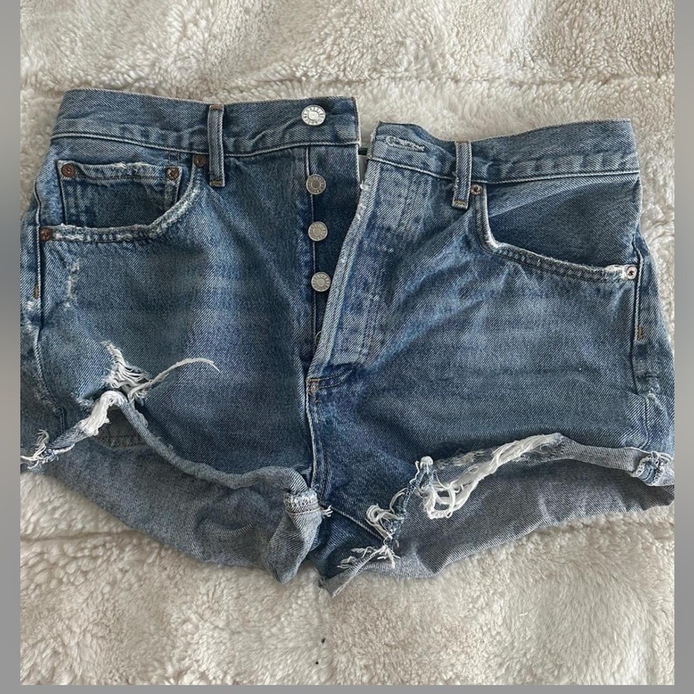 Denim Distressed Women Shorts